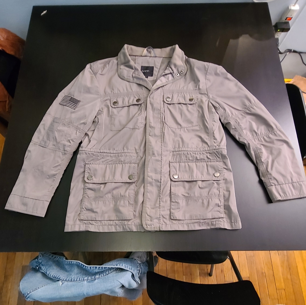 Khaki grey light jacket